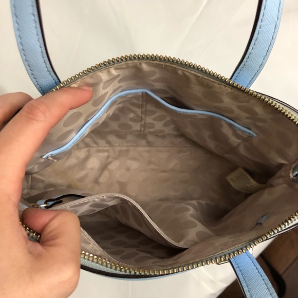 Kate Spade Cedar St Maise blue leather handbag - Picture 8 of 12